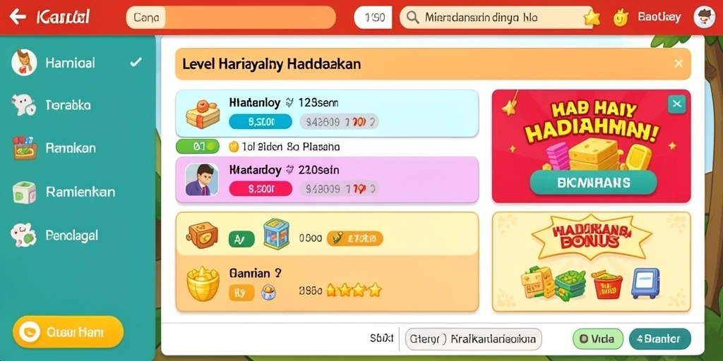Sistem hadiah yang menarik untuk pemain yang berprestasi.
