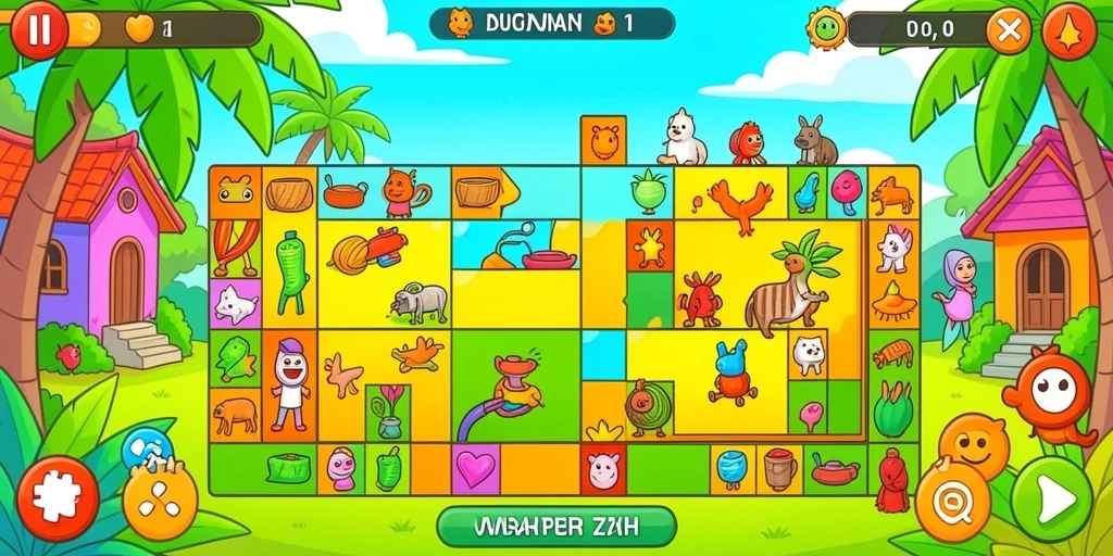 Mode multiplayer yang mendebarkan dengan teman-teman.