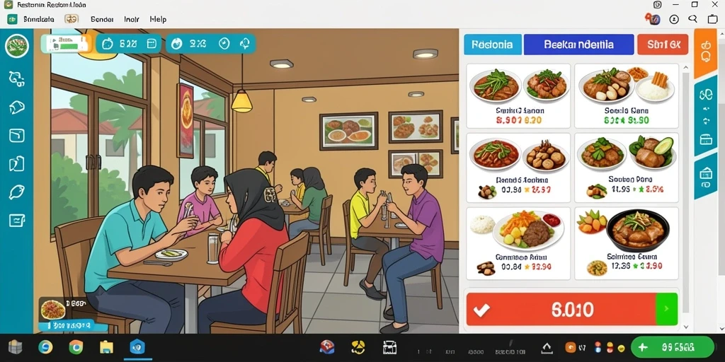 Ilustrasi rintangan menantang di setiap level.