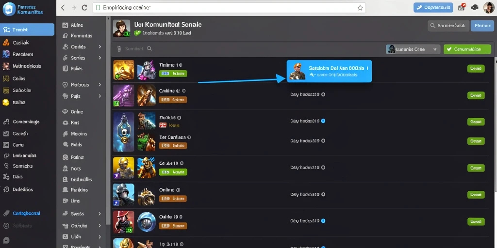 Tangkapan layar memperlihatkan fitur multiplayer yang menarik.
