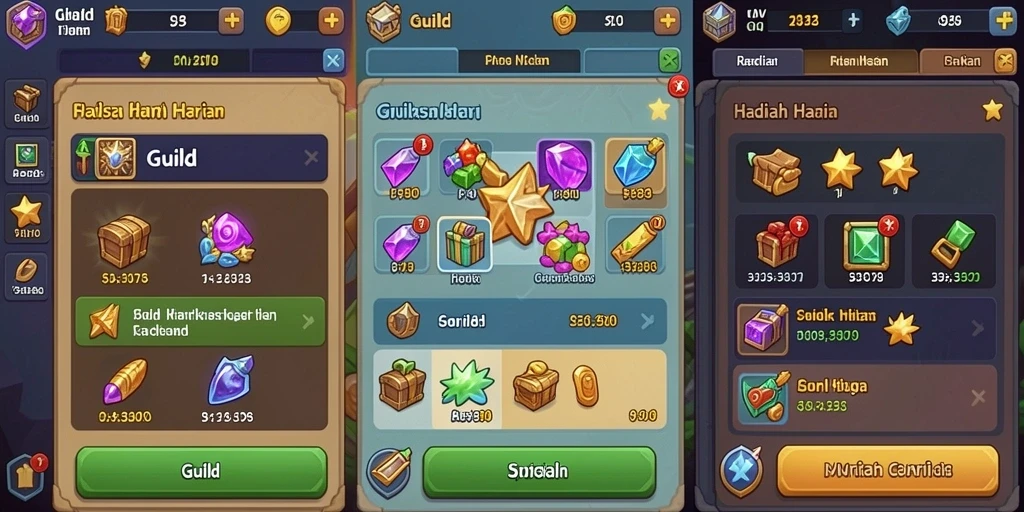 Screenshot memperlihatkan pilihan tema slot yang beragam.