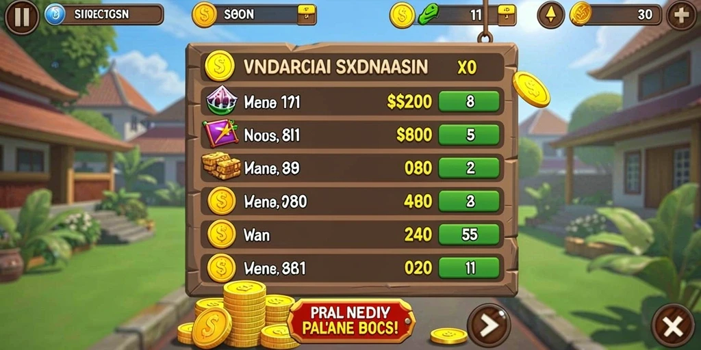 Screenshot dari mode permainan yang seru.