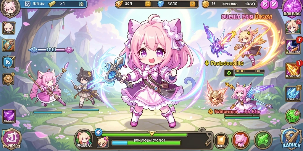 Beragam item dan skin yang bisa didapatkan.